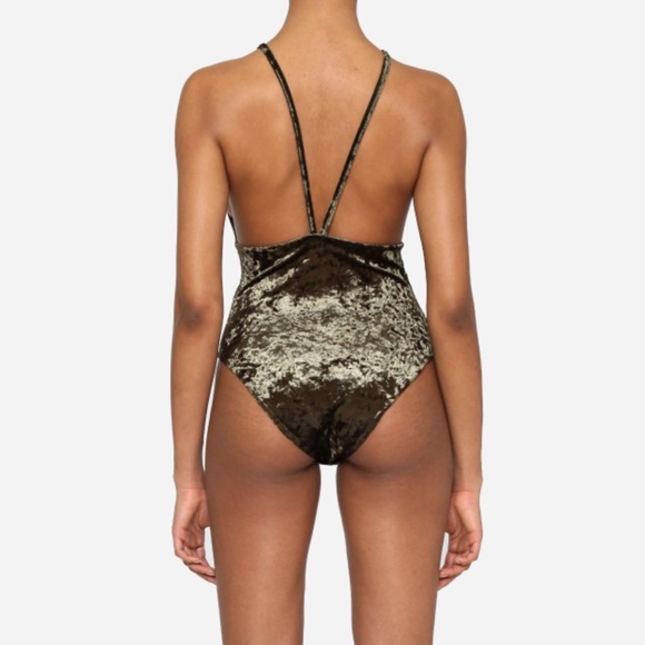 VELVET BODYSUIT - Picture 2 of 7